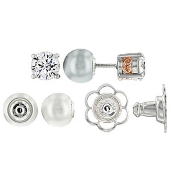 Round 3.87 Diamond Simulant Stud Multi Gem Hypoallergic Stud Earring - Picture 1 of 11
